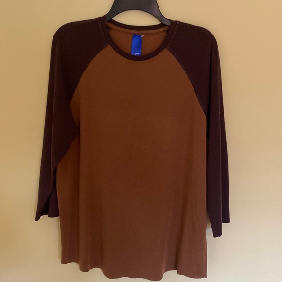 Two Tone Brown Kit and Ace Baseball Tee - Size S - Picture 1 of 8